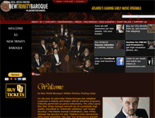 Tablet Screenshot of newtrinitybaroque.org